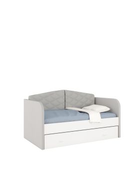 Tapicerowane łżko dla dziecka z szufladą, tapczanik dziecięcy.