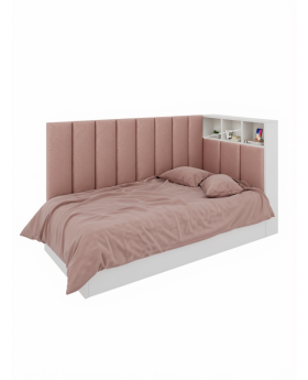 Łóżko Chill 90 White Pink