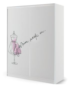 Szafa przesuwna Fashion Pink