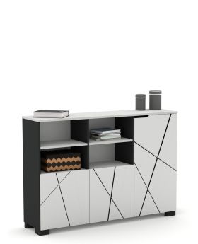 Regał niski 150 X Dark