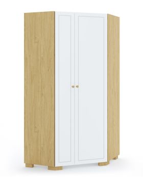 Szafa narożna Frame Oak White