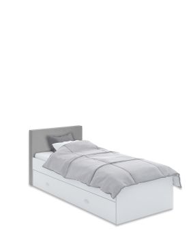 Łóżko tapicerowane 90x200 White Stone