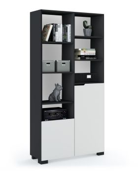 Regał 100 Uni Dark Grey