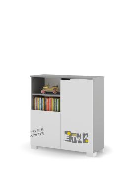 Regał niski 100 Travel Grey