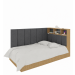 Łóżko Chill 120 Oak Anthracite Cloud 97