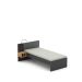 Łóżko SN 90 P=L Dark Oak Anthracite