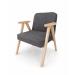 Krzesło Helsinki Oak Anthracite Cloud 97
