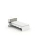 Łóżko SN 90 P=L White Stone
