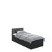 Łóżko tapicerowane 90x200 Dark Anthracite
