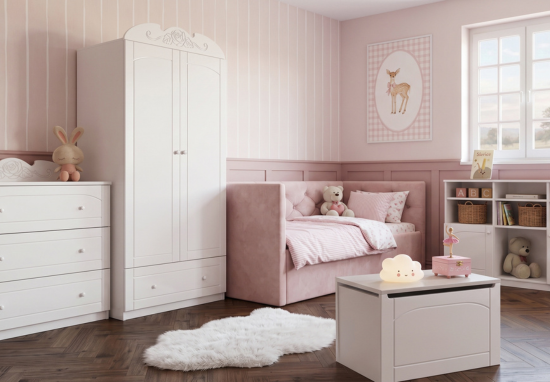Meble dziecięce - kolekcja Bianco Fiori