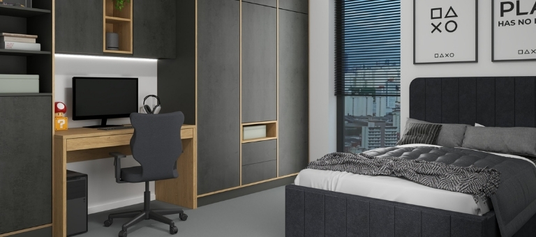 Meble modułowe - kolekcja Concrete Oak