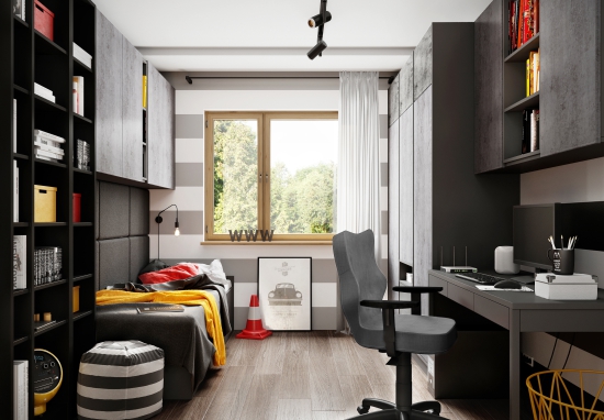 Meble modułowe - kolekcja Concrete Dark