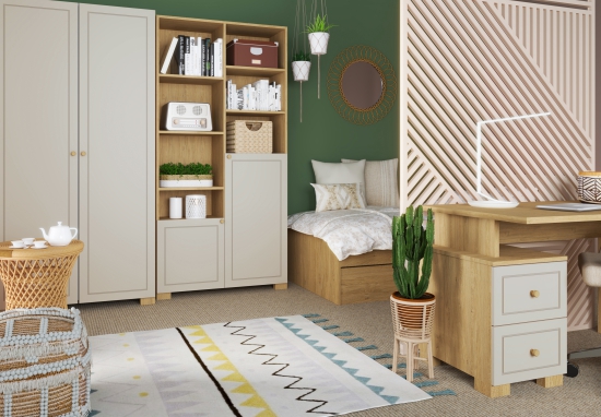 Meble młodzieżowe - kolekcja Frame Oak Kaszmir